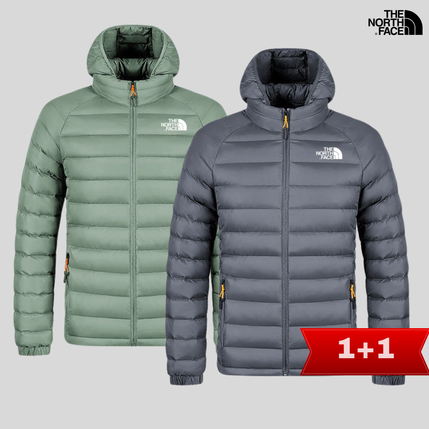 Gefütterte Steppjacke mit Kapuze – Ultra Warm & Leicht | 1+1 Aktion