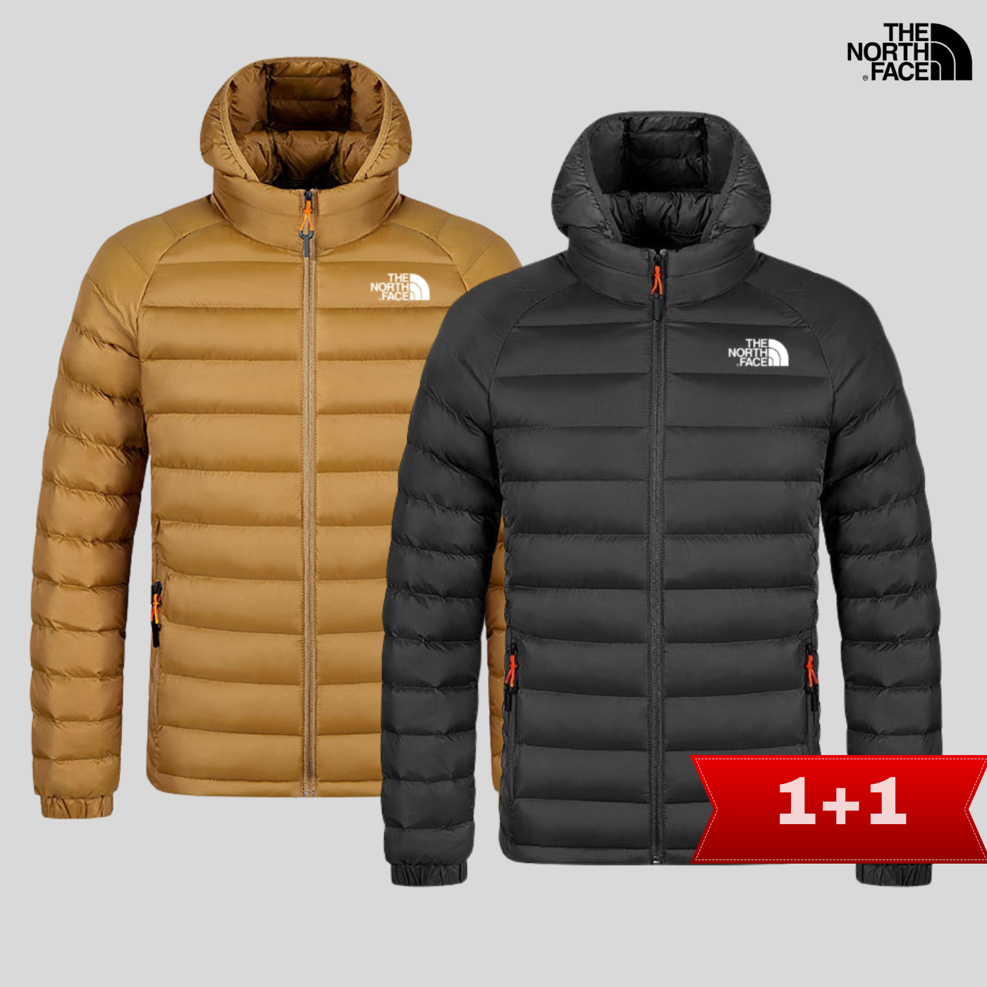 Gefütterte Steppjacke mit Kapuze – Ultra Warm & Leicht | 1+1 Aktion